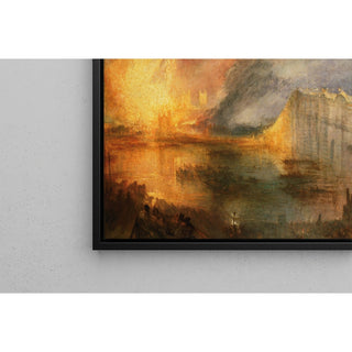 Reproduction L'Incendie des maisons des Lords et des Communes, 16 octobre 1834 - Joseph Mallord William Turner