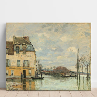 Reproduction L’Inondation à Port-Marly - Alfred Sisley