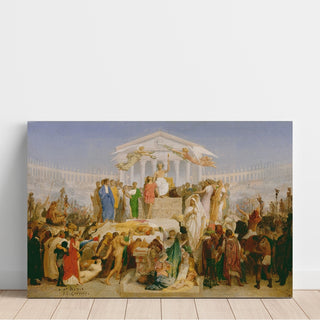 Reproduction L'âge d'Auguste, la naissance du Christ - Jean-Léon Gérôme