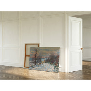 Reproduction L'entrée De Giverny En Hiver - Claude Monet