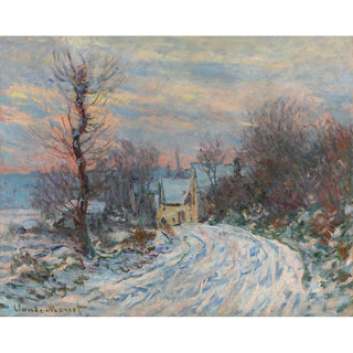 Reproduction L'entrée De Giverny En Hiver - Claude Monet