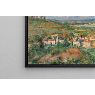 Reproduction L'hermitage en été, Pontoise - Camille Pissarro