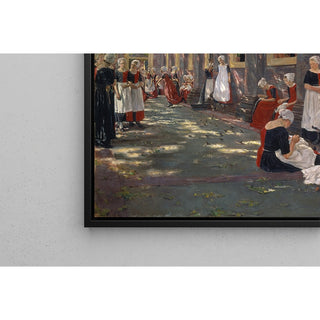 Reproduction La Cour de l’orphelinat à Amsterdam - Max Liebermann