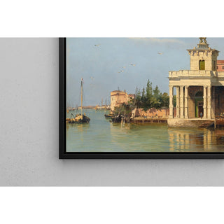 Reproduction La Dogana avec Santa Maria della Salute, Venise - Antonietta Brandeis