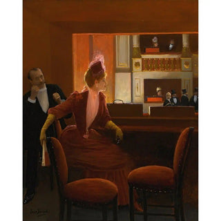 Reproduction La Loge - Jean Béraud