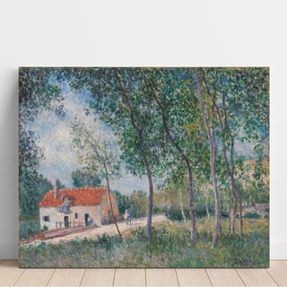 Reproduction La Route de Moret à Saint-Mammès - Alfred Sisley