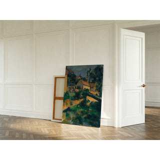 Reproduction La Route tournante à Montgeroult - Paul Cézanne