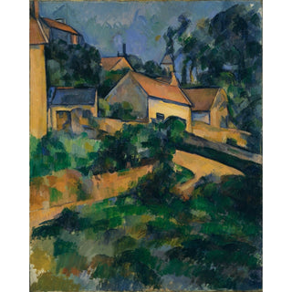 Reproduction La Route tournante à Montgeroult - Paul Cézanne