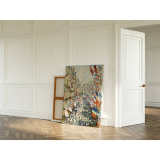 Reproduction La Rue Montorgueil - Claude Monet