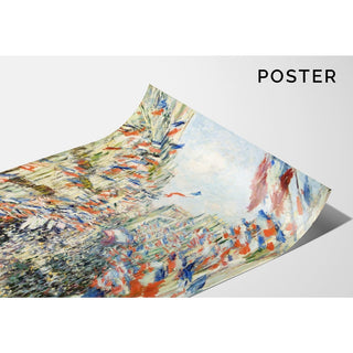 Reproduction La Rue Montorgueil - Claude Monet