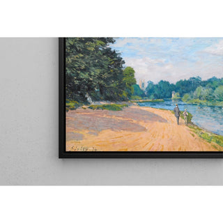 Reproduction La Tamise avec Hampton Church - Alfred Sisley