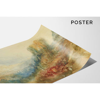 Reproduction Lausanne depuis l'ouest - Joseph Mallord William Turner