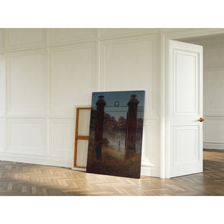 Reproduction Le Cimetière - Caspar David Friedrich