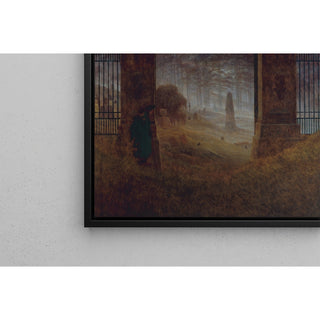 Reproduction Le Cimetière - Caspar David Friedrich