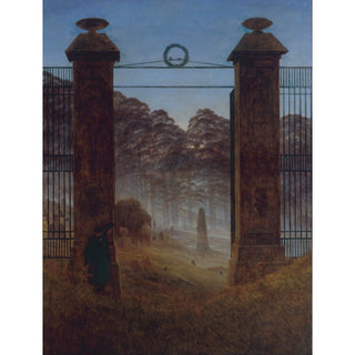 Reproduction Le Cimetière - Caspar David Friedrich