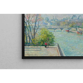 Reproduction Le Louvre, Matin, Printemps - Camille Pissarro