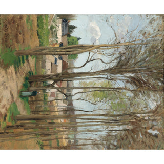 Reproduction Le Village à Travers les Arbres - Camille Pissarro