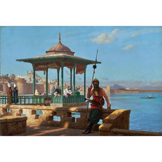 Reproduction Le harem dans le kiosque - Jean-Léon Gérôme