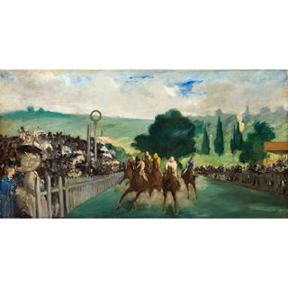 Reproduction Les Courses à Longchamp - Edouard Manet