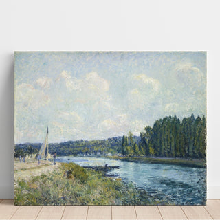 Reproduction Les rives de l'Oise - Alfred Sisley