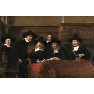 Reproduction Les syndics de la guilde des drapiers - Rembrandt van Rijn