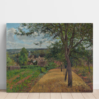 Reproduction Les vergers de Louveciennes - Camille Pissarro