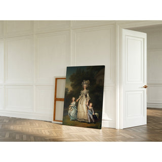 Reproduction Marie Antoinette et ses enfants au Trianon d'Adolf Ulrik Wertmüller