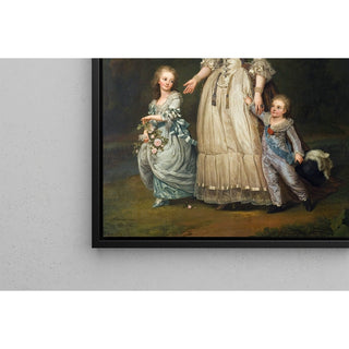 Reproduction Marie Antoinette et ses enfants au Trianon d'Adolf Ulrik Wertmüller