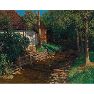 Reproduction Motiv aus in dem Stainzertal Weststeiermark - Alfred Zoff