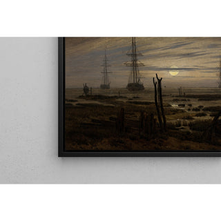 Reproduction Navires à l'ancre - Caspar David Friedrich