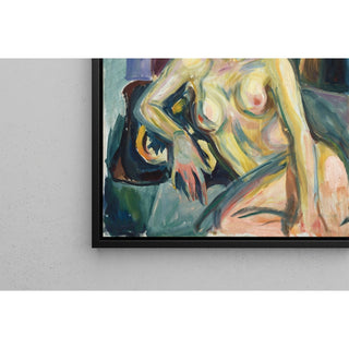 Reproduction Nude, Sitting on the Couch - Edvard Munch