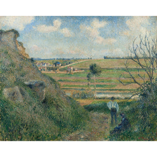 Reproduction Paysage, Bazincourt - Camille Pissarro