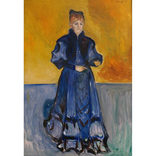 Reproduction Portrait de Mme Förster-Nietzsche - Edvard Munch