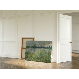 Reproduction Rives de la Seine à Vétheuil - Claude Monet