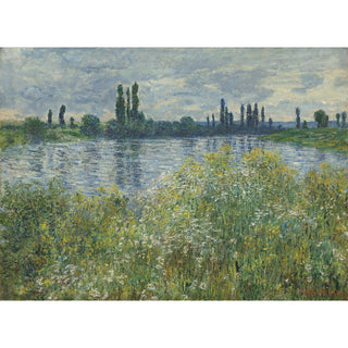 Reproduction Rives de la Seine à Vétheuil - Claude Monet
