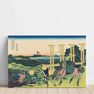 Reproduction Senju dans la province de Musashi - Katsushika Hokusai