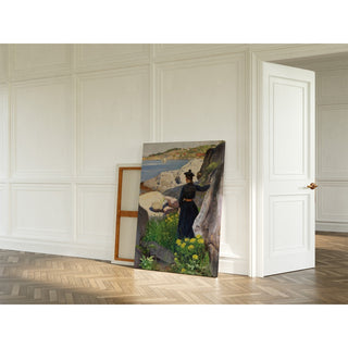 Reproduction Sur la côte - Paul Fischer