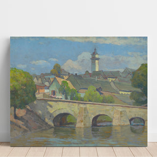 Reproduction Une petite ville à Spi - Ludovit Cordak