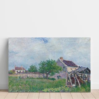 Reproduction Vieille Chaumière aux Sablons - Alfred Sisley