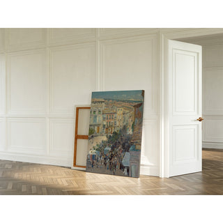Reproduction Vue d'une ville du sud de la France - Childe Hassam