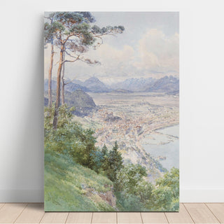 Reproduction Vue de Bregenz et du lac de Constance - Edward Theodore Compton