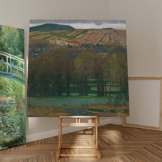 Reproduction Vue de Heiligenstadt sur le Nußberg - Carl Moll