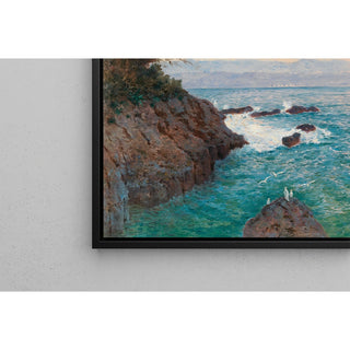 Reproduction Vue de la côte de Nervi - Alfred Zoff