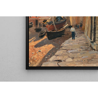 Reproduction de Un Port Sur La Riviera - Alfred Zoff