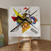 Reproductie van het schilderij | Sur blanc II - Wassily Kandinsky