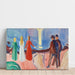 Reproductie van het schilderij Réunion sur la plage - Edvard Munch