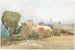 Landscape with church steeple - Reverend James Bulwer — artwork view