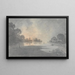 La Rivière au crépuscule Oxford - Révérend William Henry Barnard — ingelijst kunstwerk aan de muur