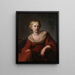 Een jonge vrouw in arcadische kleding - Reyer Jacobsz van Blommendael — ingelijst kunstwerk aan de muur