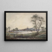 Noank vanaf het eiland Masons - Reynolds Beal — ingelijst kunstwerk aan de muur